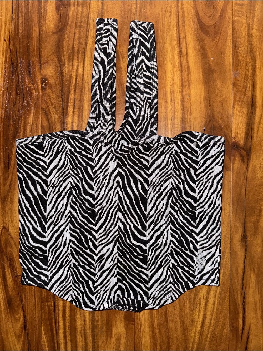 FP MOVEMENT Flutter Kick Tank /Zebra Print Cropped Tank Top - 2colors NWOT - Picture 14 of 14